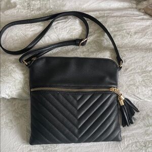 Elegant Black Crossbody Bag